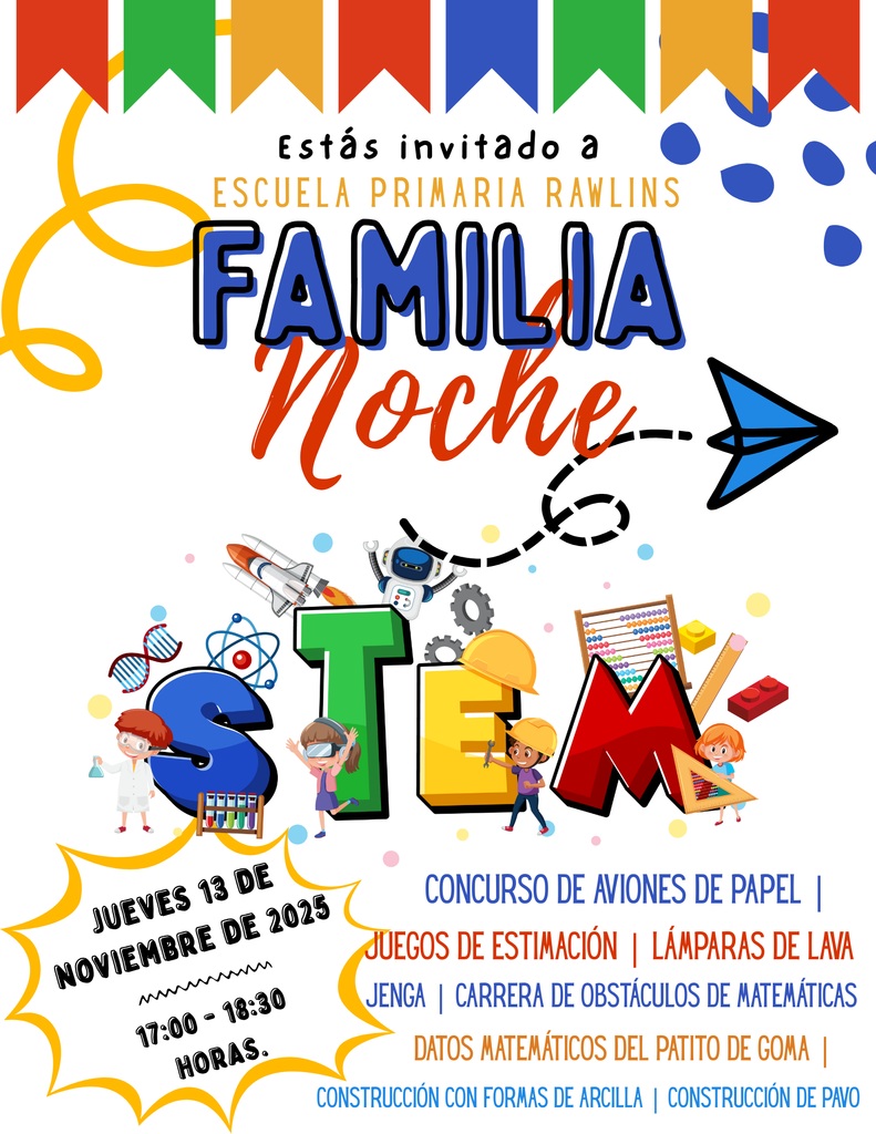Family Night Flyer Spanish