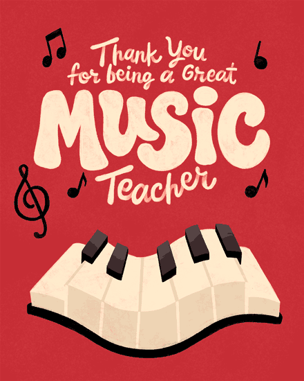 Thank you music teachers