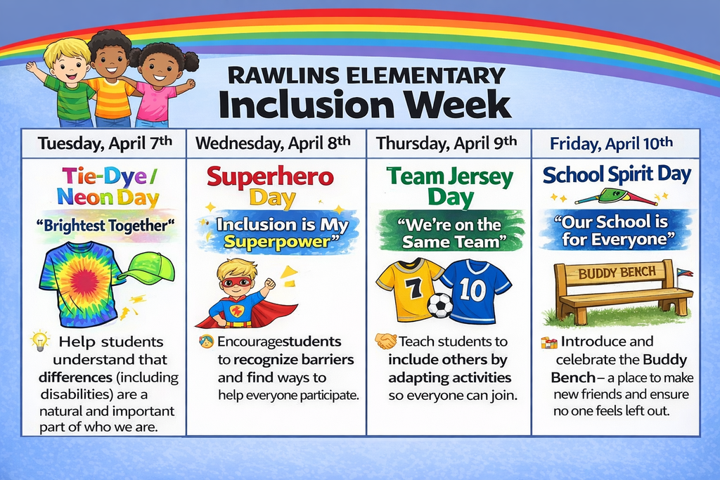 Inclusion Week Image/Spirit Week Dress Up Days