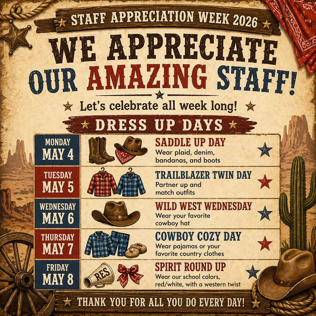 Staff Appreciation Dress Up Days