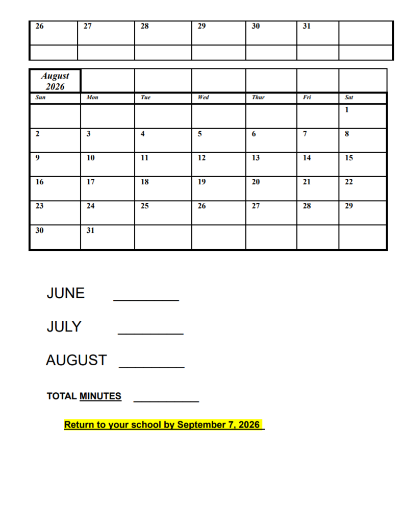 summer reading program pg. 4
