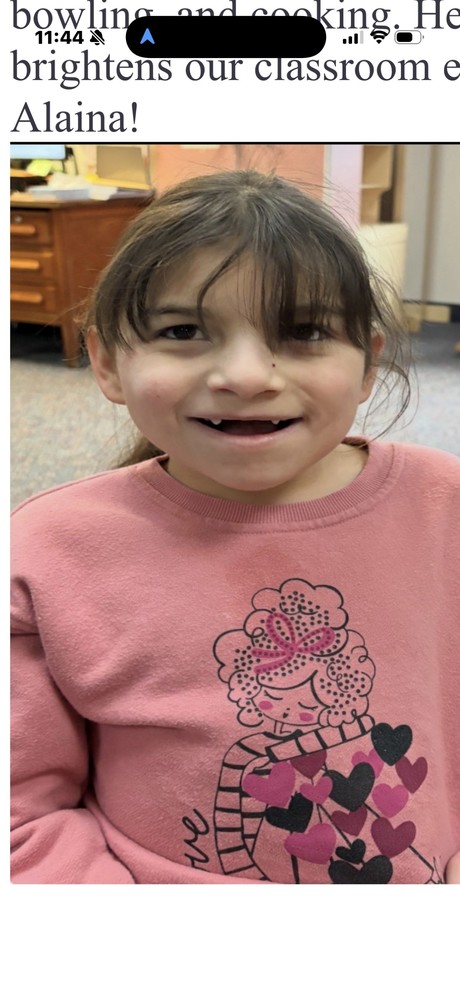 Student of the Week- Alaina Taberna