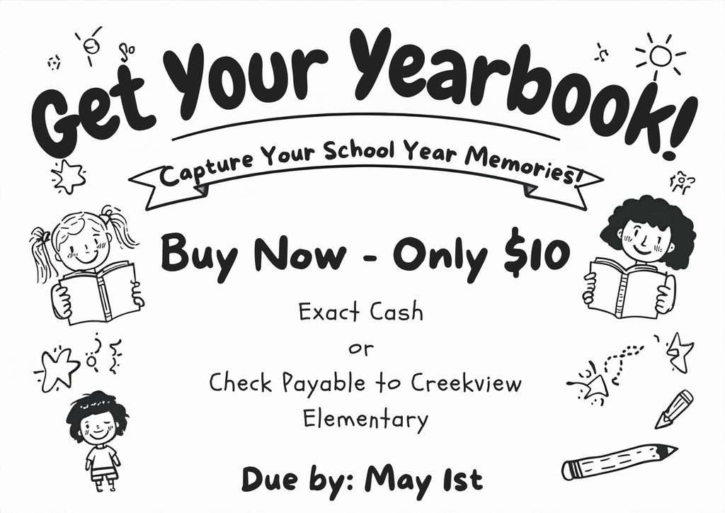 Yearbook Flyer 2025-26