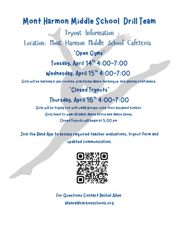 Drill tryout information