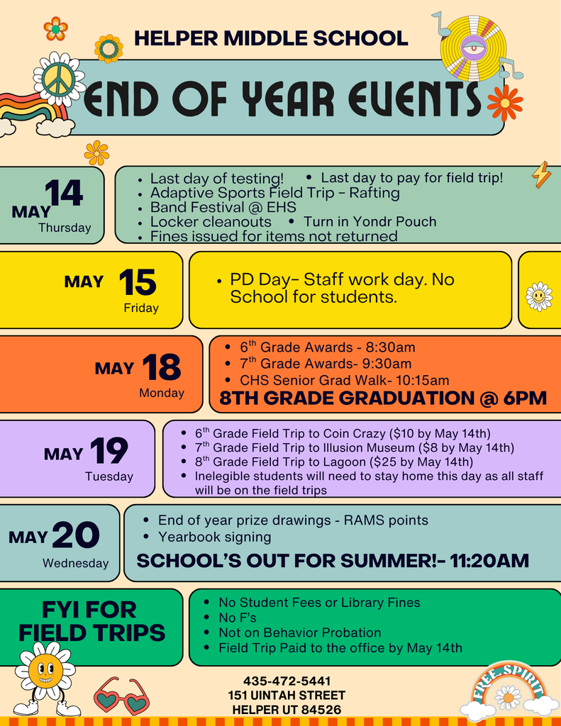 End of Year Events