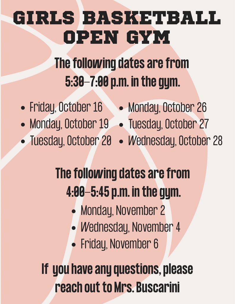 Girls Basketball Open Gym