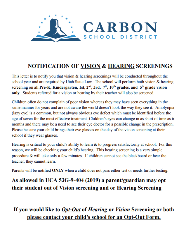 Vision Screening