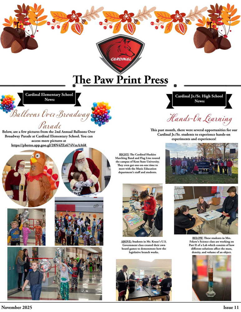 November E-Letter for 2025