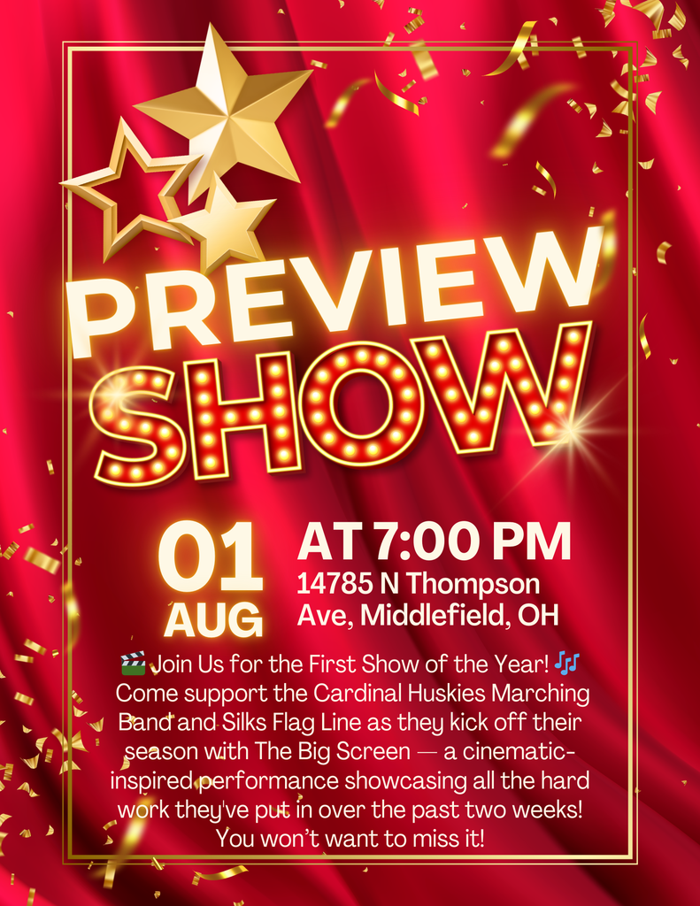 Band Cam Preview Show - Friday, August 1st at 7:00 p.m.