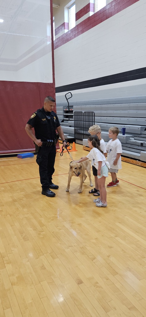 Safety Town - Day Two: Stranger Danger, K9, and Bike Safety.
