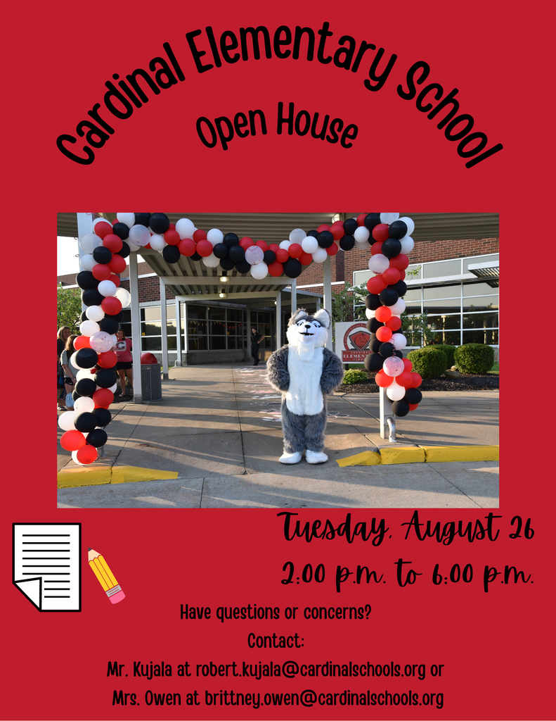 CES Open House on August 26th from 2-6 p.m.