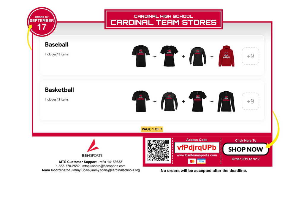 BSN Shop - Fall 2025