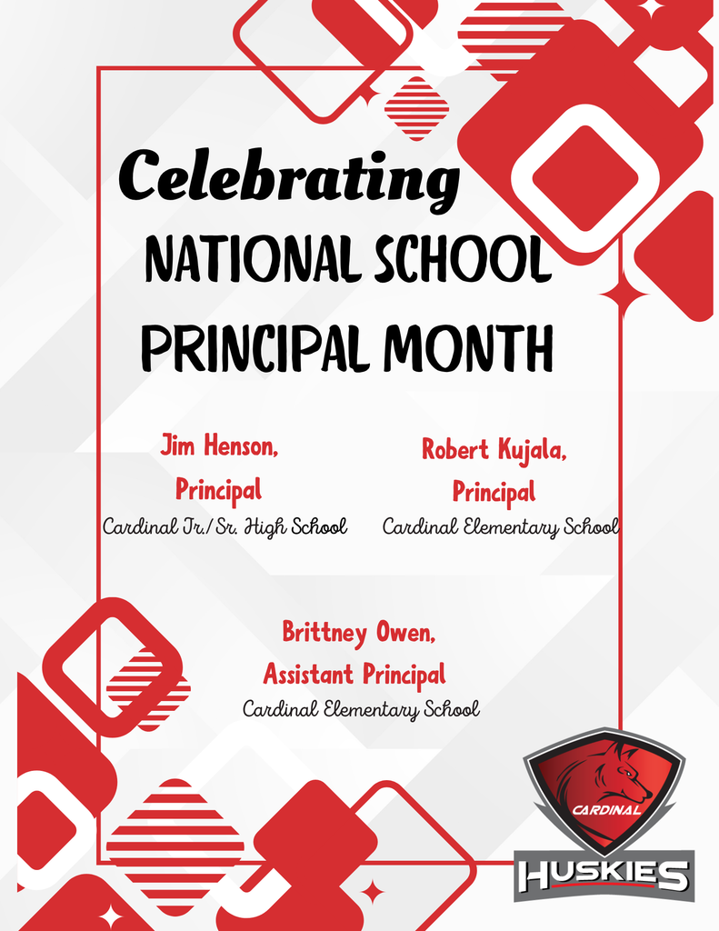 October is National School Principal Month! 
