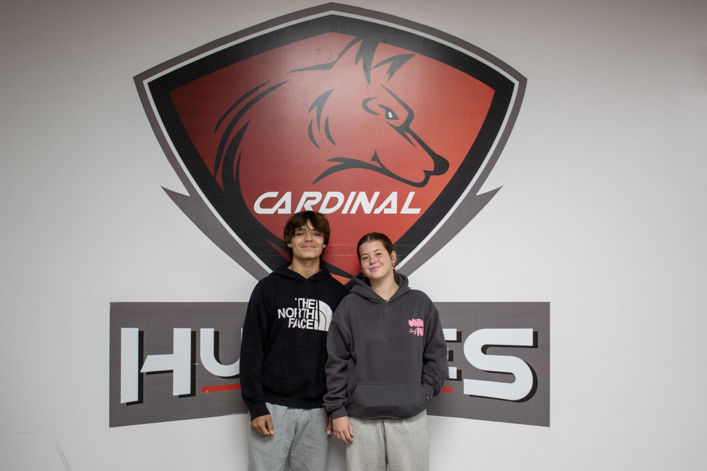 Junior Homecoming Court: Dominic Harris and Adelyn Grant