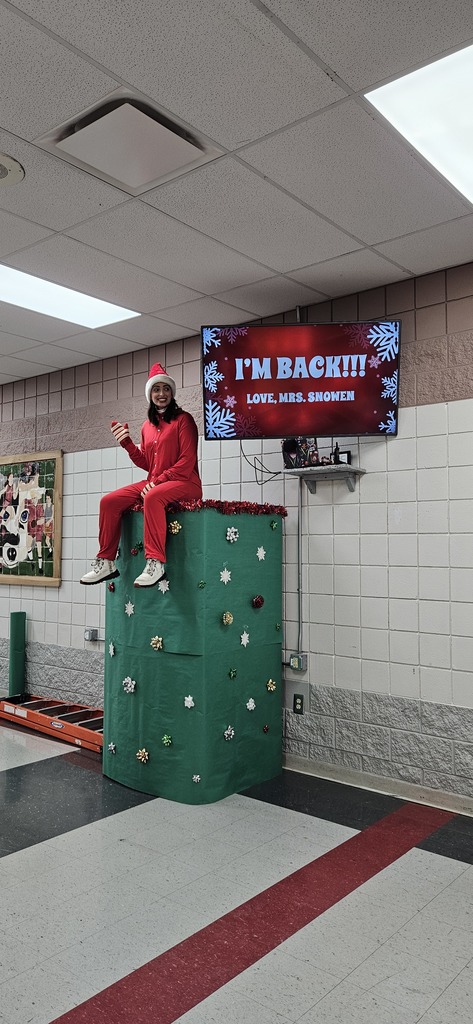 Mrs. Snowen, CES's Elf on a Shelf, popped in for the first time this morning!