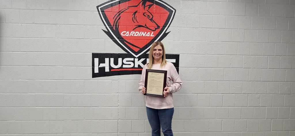 Thank you, Kristen Klepper for you service and commitment to the Cardinal Board of Education.