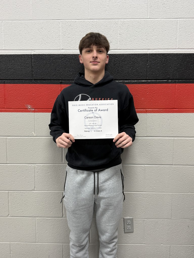 Solo And Ensemble at Madison High School held on Jan. 17th. 