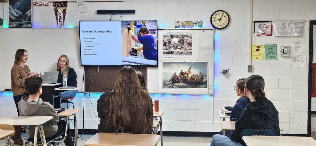 Thank you Tarkett, CabinentWorks, and ChemTech for participating in Career Day! 
