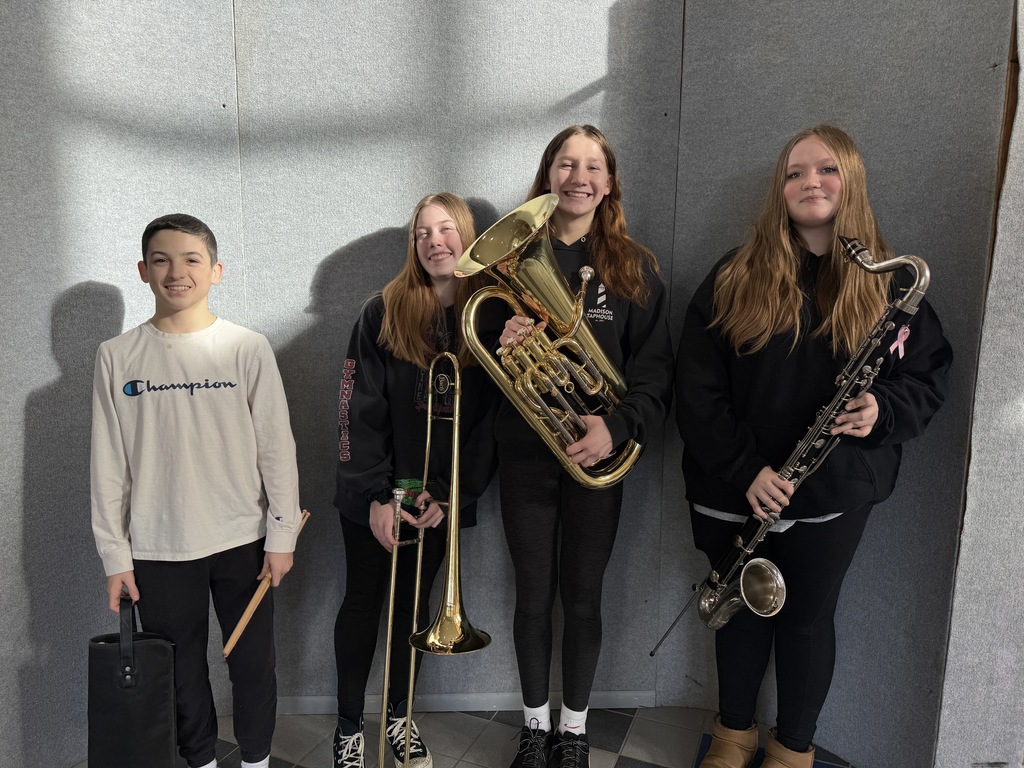 Junior High Honors Band - Congratulations to Mr. Sanzo and four other junior high concert band members who performed at Mentor High School in the D7 Honors Band on Friday, February 27th. 