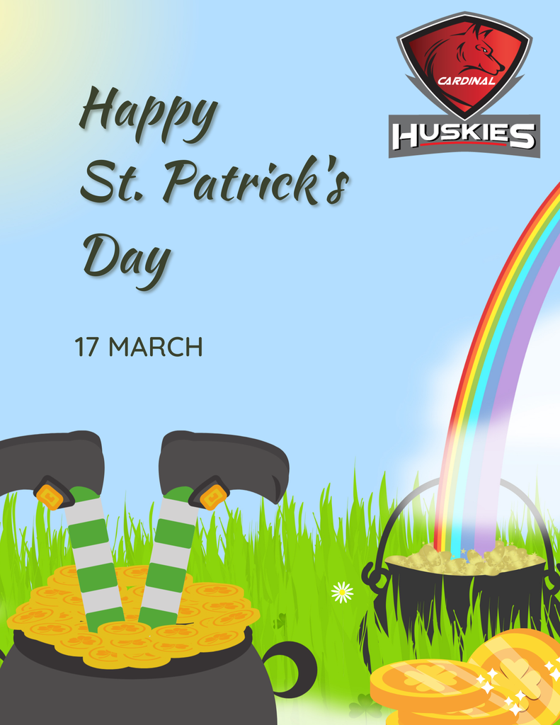 Happy St. Patrick's Day,  Huskie Nation! 
