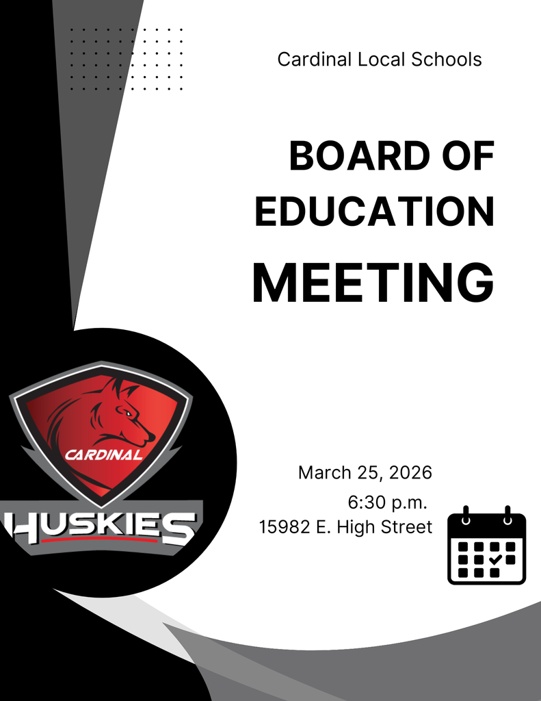 Board of Education Meeting on Wednesday, March 25th at 6:30 p.m.
