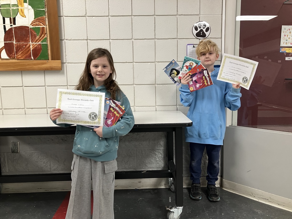Congratulations to our 3rd Quarter's Most Outstanding 3rd Grade sponsored by East Geauga Kiwanis.