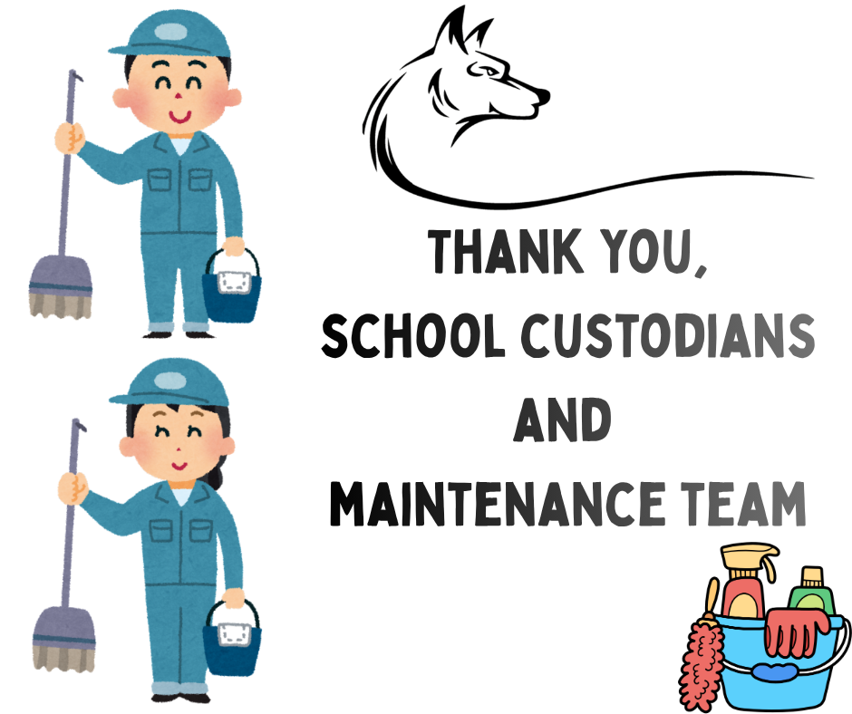 School Custodians and Maintenance appreciation day! - May 8th