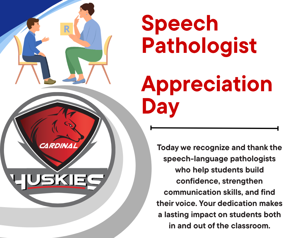 May 18th - Thank you speech pathologists! 