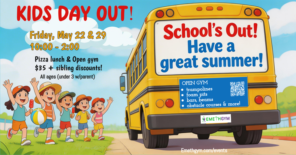 Emeth Gymnastics Summer Events coming soon!