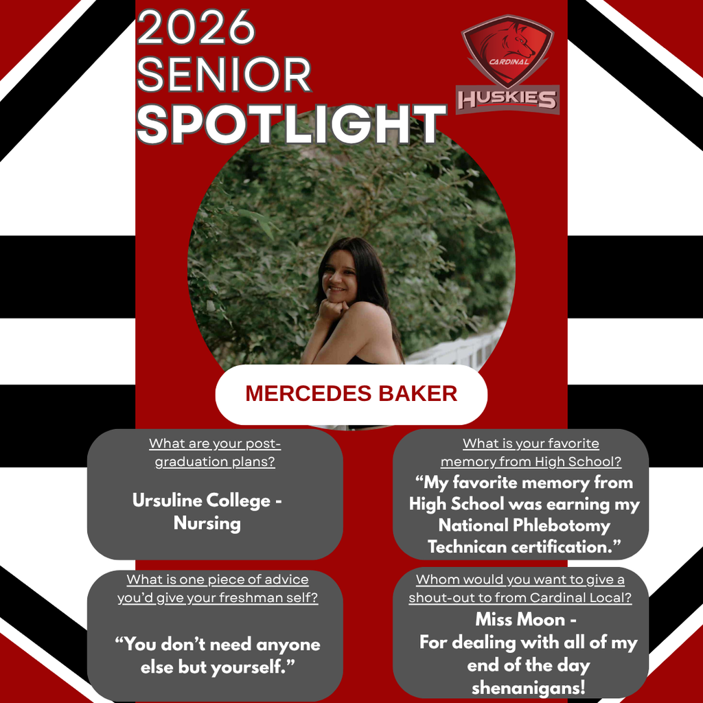 Senior Spotlight 2026 - Mercedes Baker