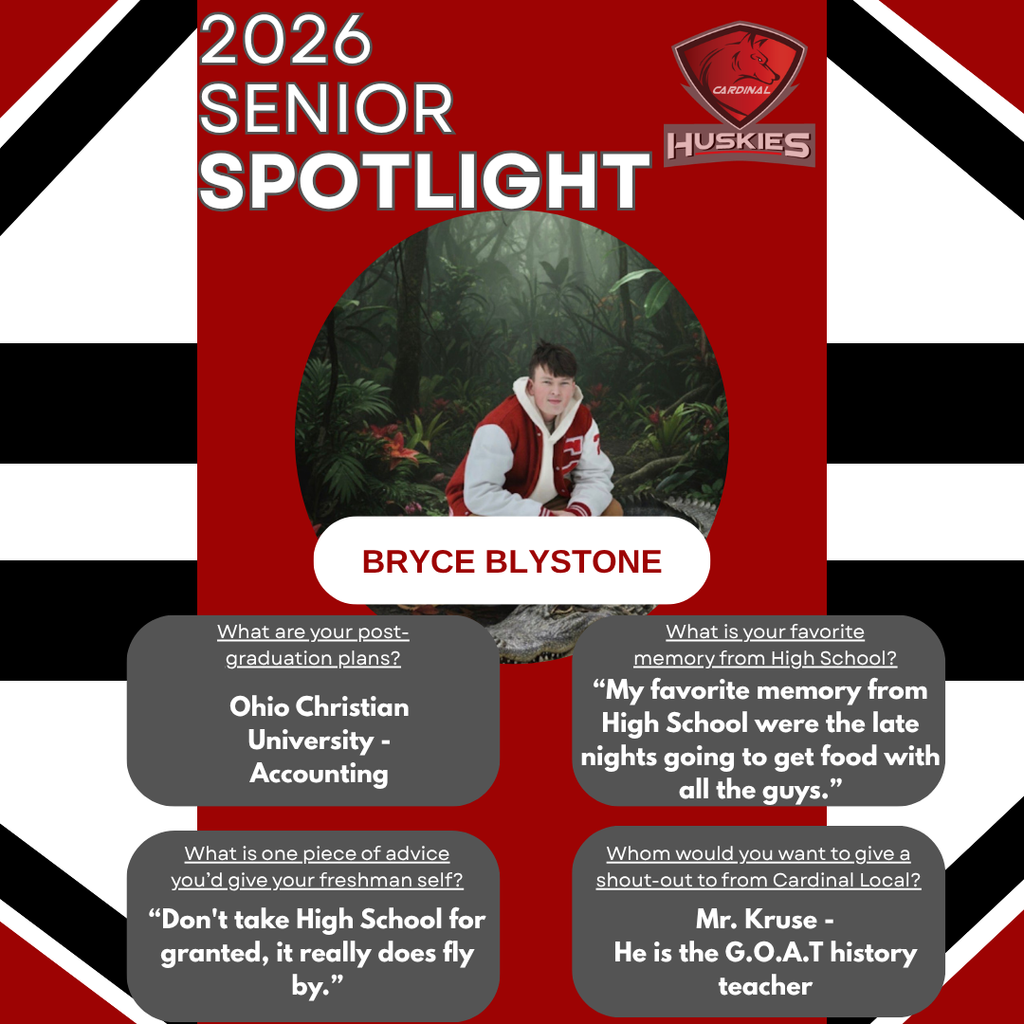 Senior Spotlight 2026 - Bryce Blystone
