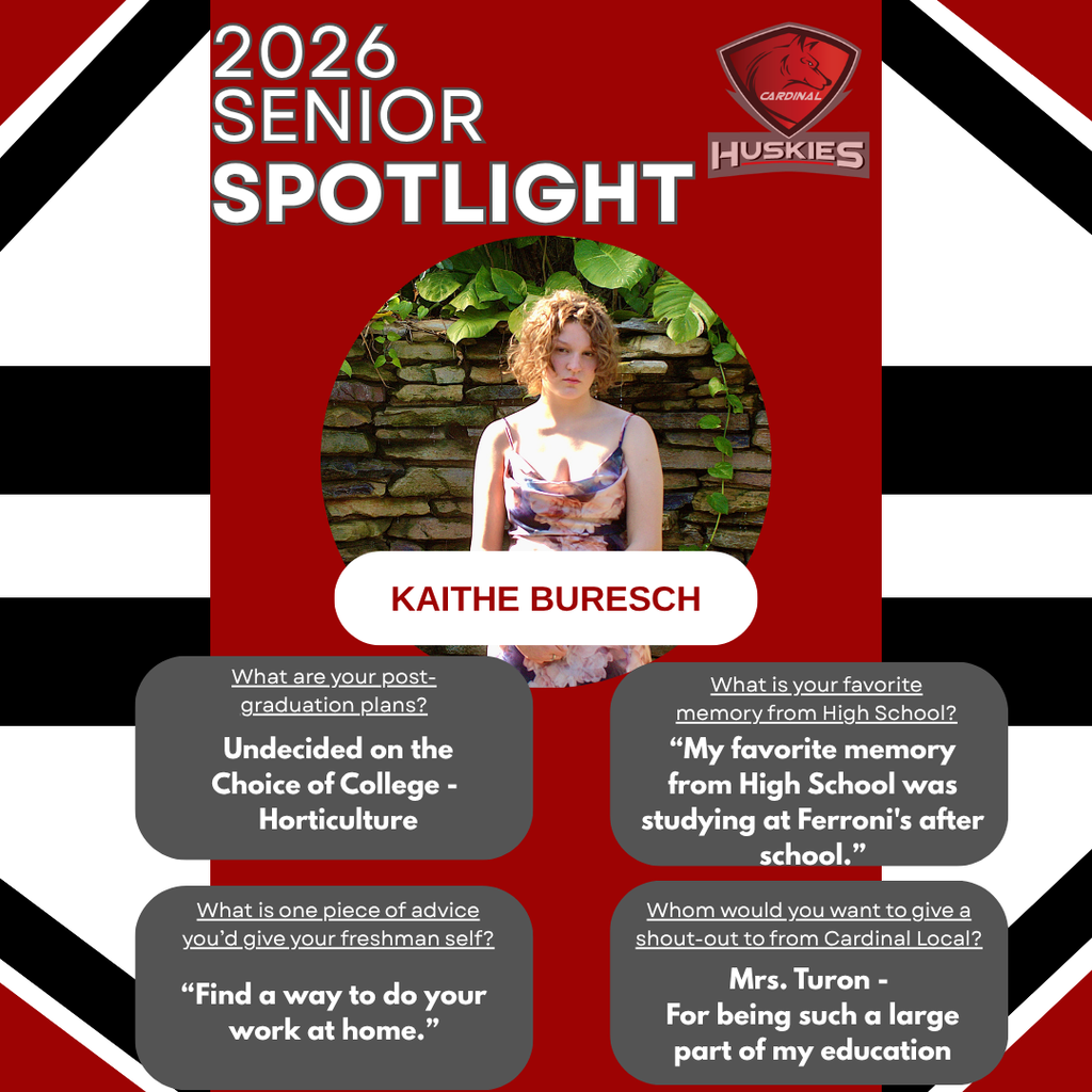 Senior Spotlight 2026 - Kaithe Buresch 