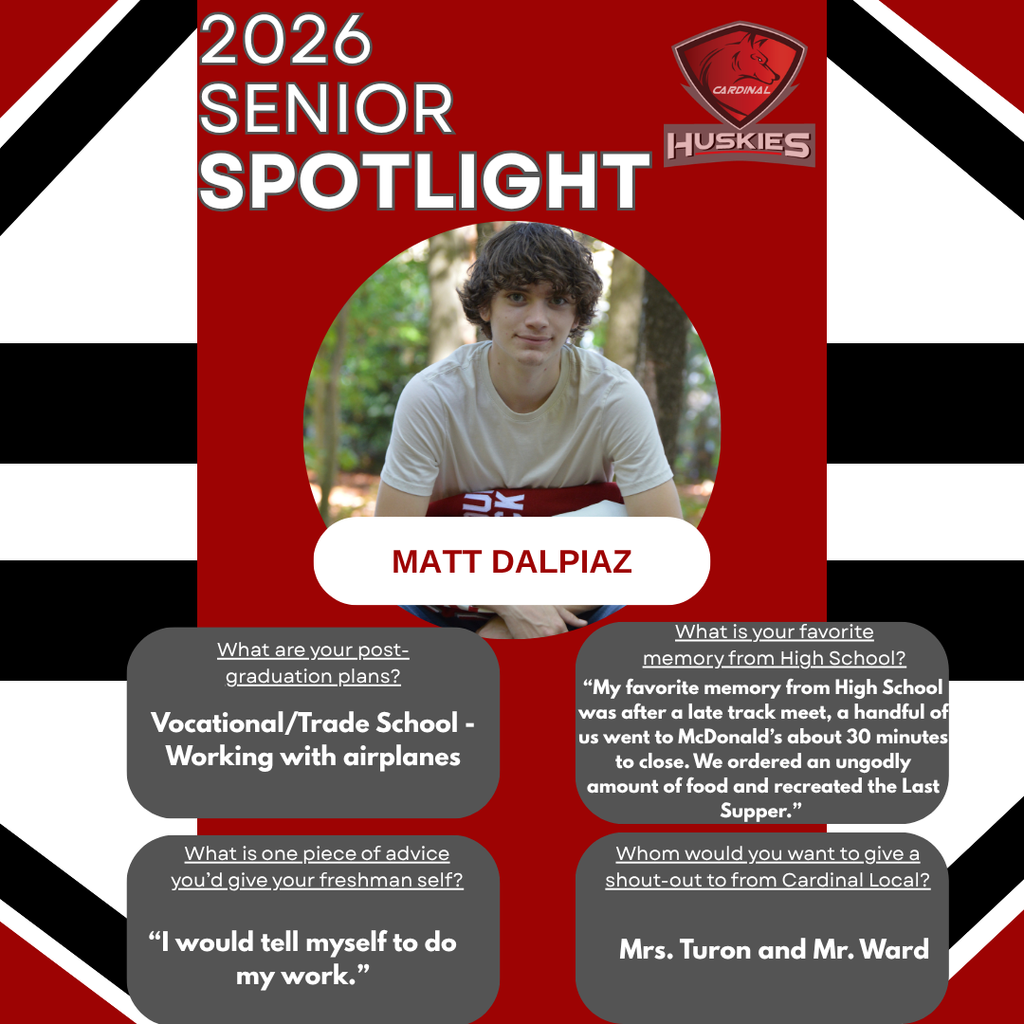 Senior Spotlight 2026 - Matt Dalpiaz