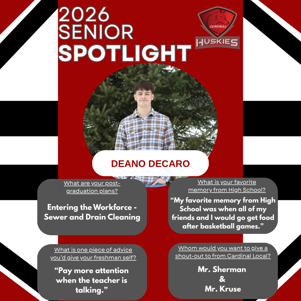 Senior Spotlight 2026 - Deano Decaro