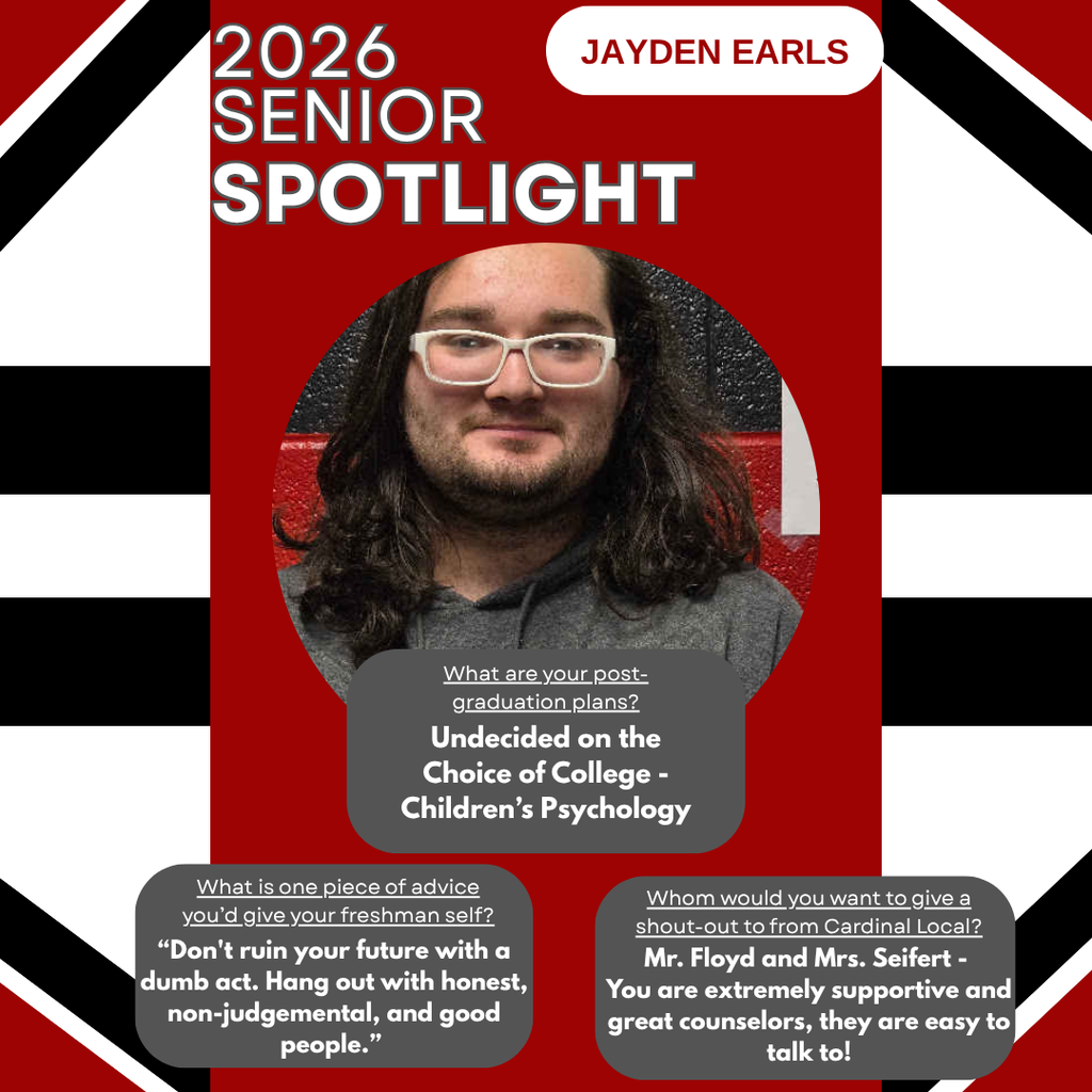 Senior Spotlight - Jayden Earls