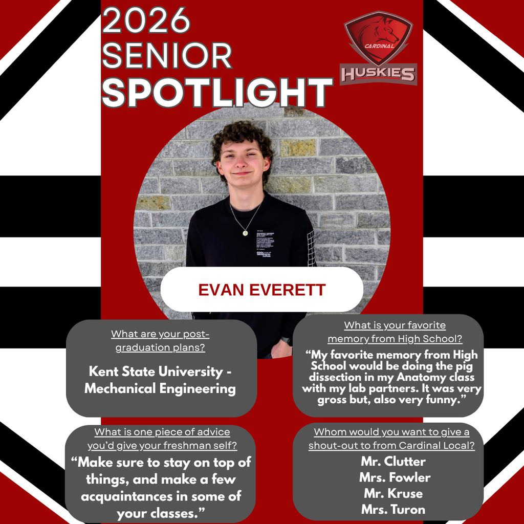Senior Spotlight 2026 - Evan Everett