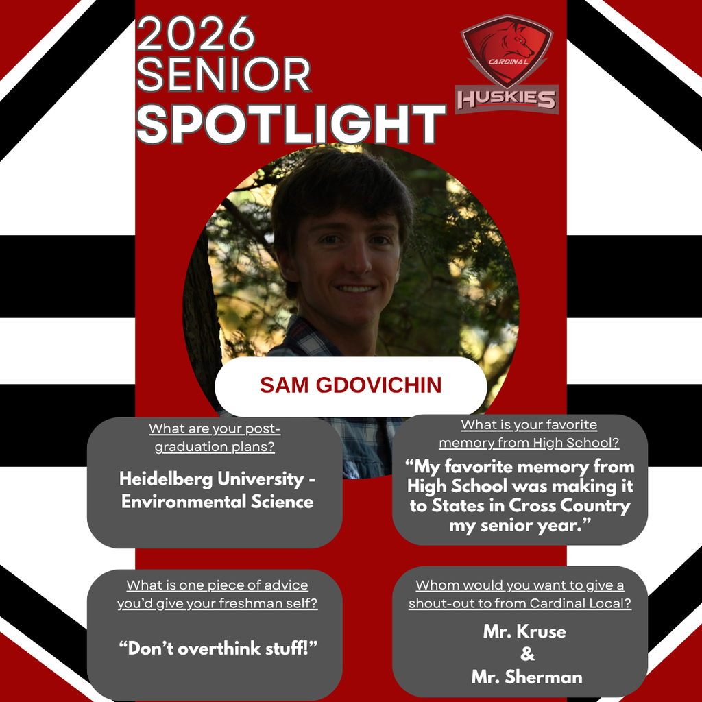 Senior Spotlight 2026 - Sam Gdovichin