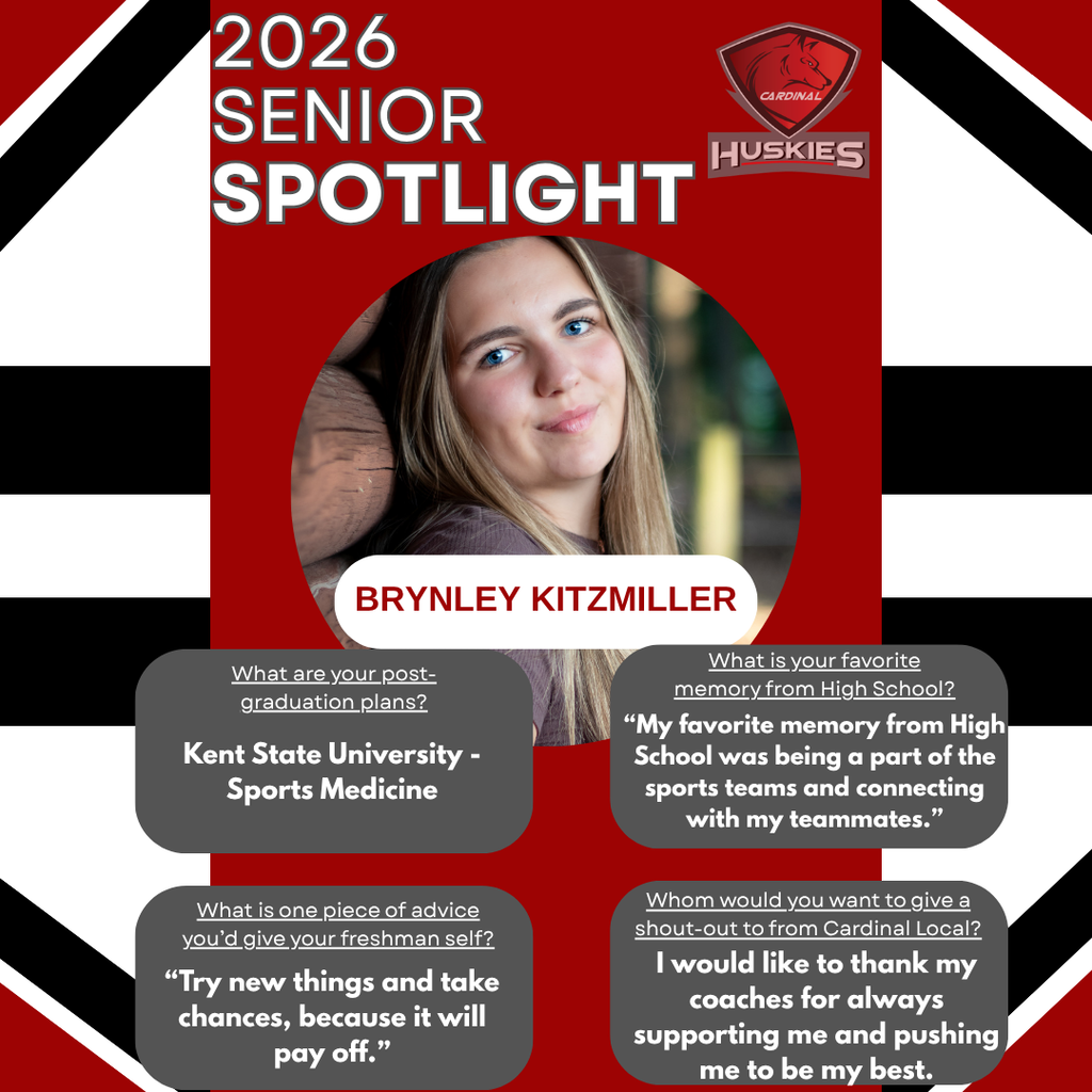 Senior Spotlight 2026 - Brynley Kitzmiller