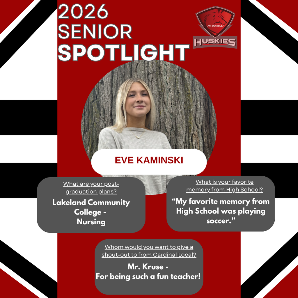Senior Spotlight 2026 - Eve Kaminski