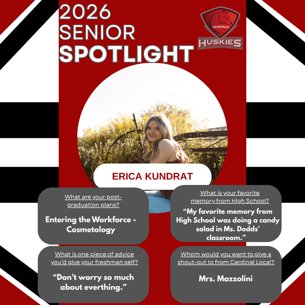 Senior Spotlight 2026 - Erica Kundrat