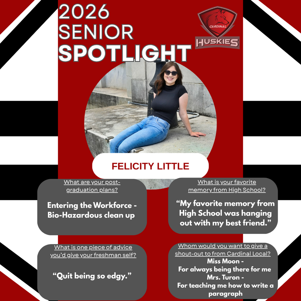 Senior Spotlight 2026 - Felicity Little