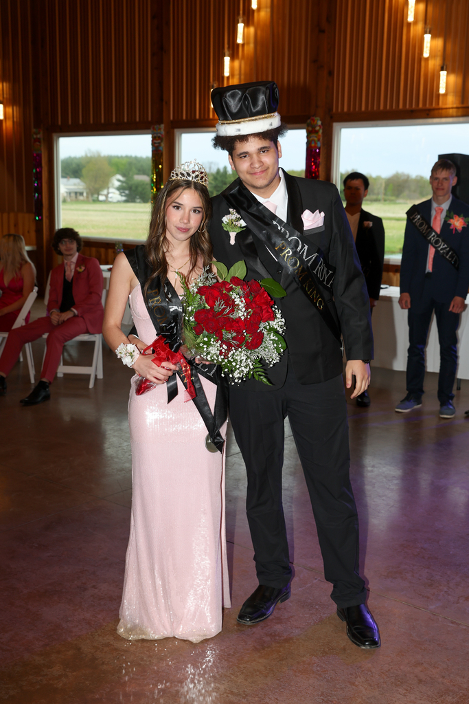 Prom Queen and King 2026 Xzaiver Apathy and Marietta Miller 