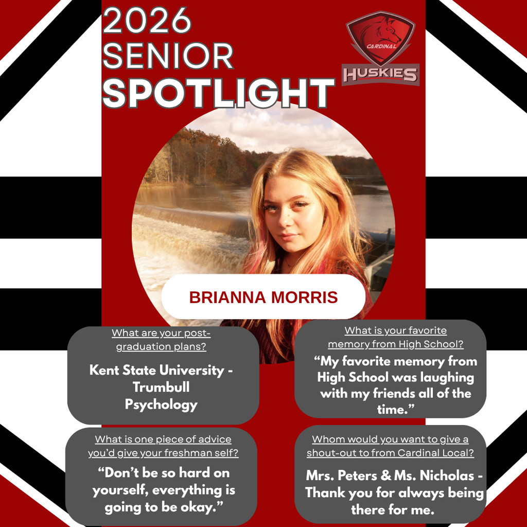 Senior Spotlight 2026 - Brianna Morris