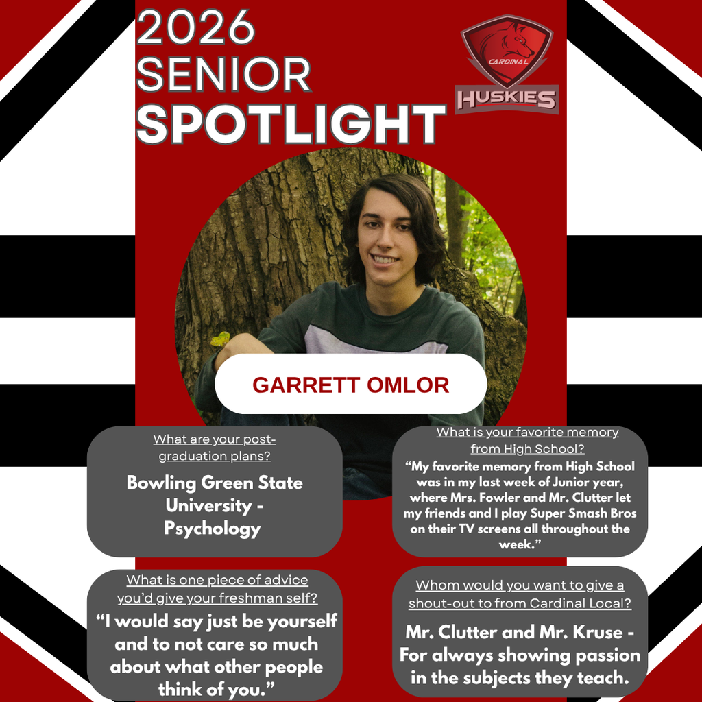 Senior Spotlight 2026 - Garrett Omlor