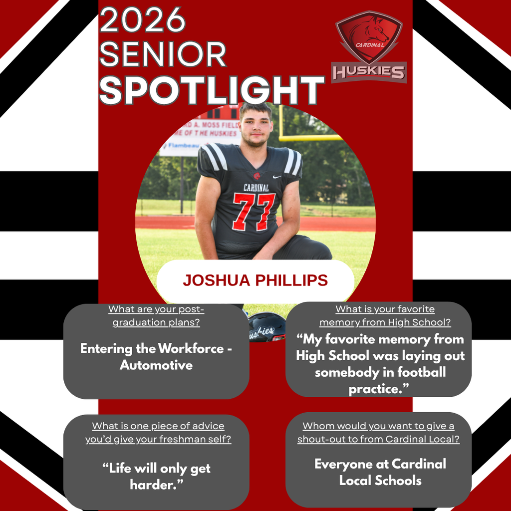 Senior Spotlight 2026 - Joshua Phillips