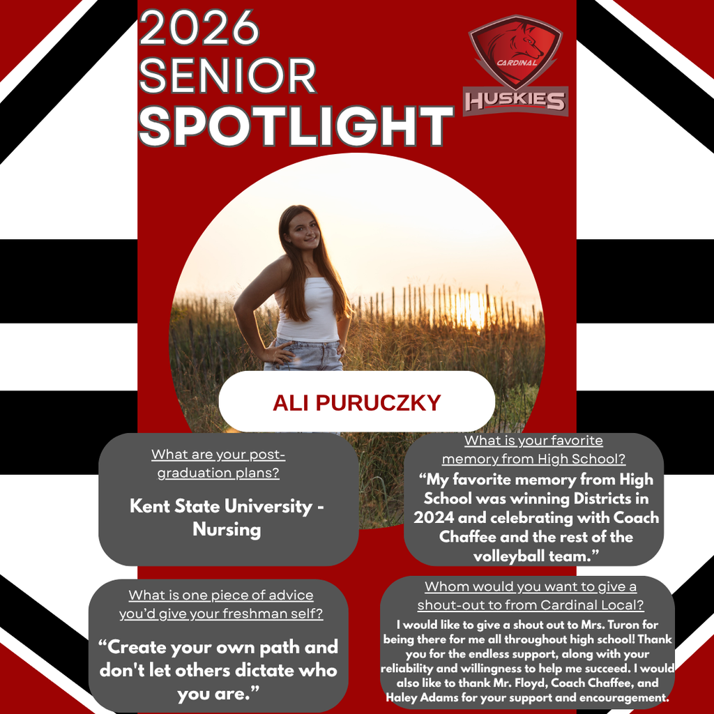 Senior Spotlight 2026 - Ali Puruczky