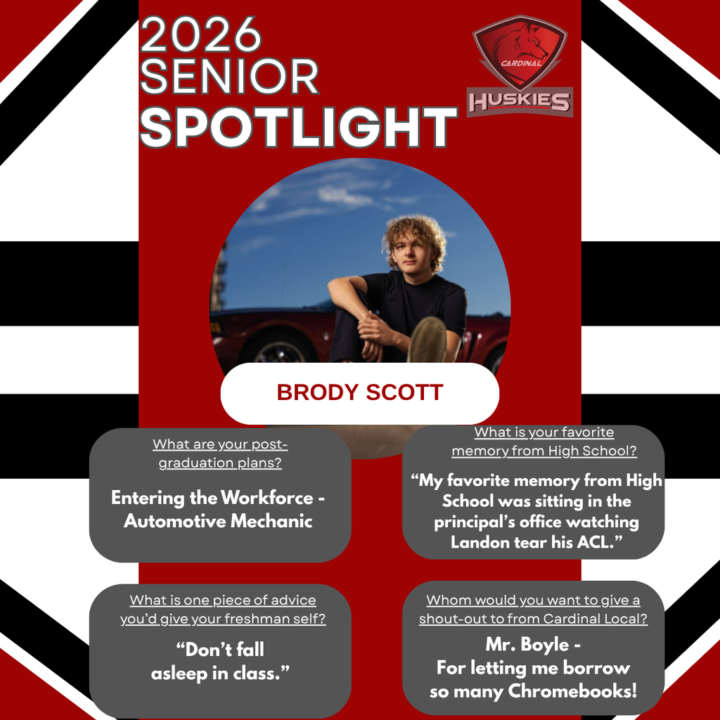 Senior Spotlight 2026 - Brody Scott