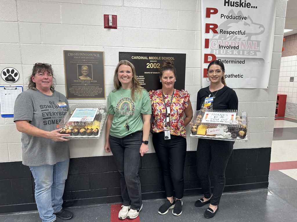Wal-Mart donation of desserts for teacher appreciation week at CES!
