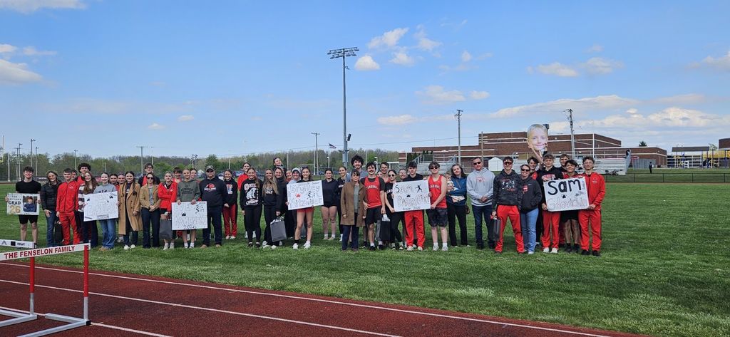 Track Senior Night on May 7th, 2026. Good luck!