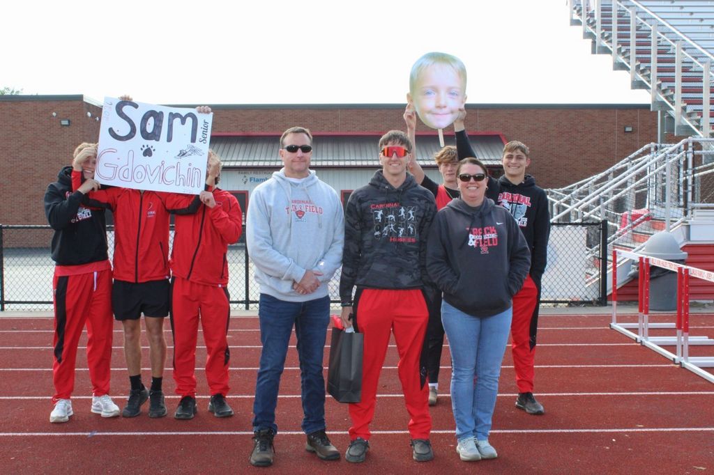 Track Senior Night on May 7th, 2026. Good luck!
